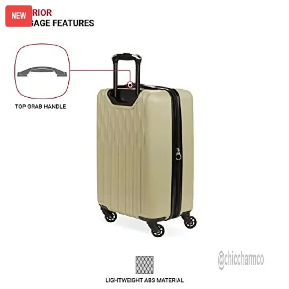 20-Inch Hardside Expandable Carry-On Luggage with Spinner Wheels